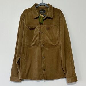 New Marsh Wear Men's Delano Cord Shacket in Malt Ball